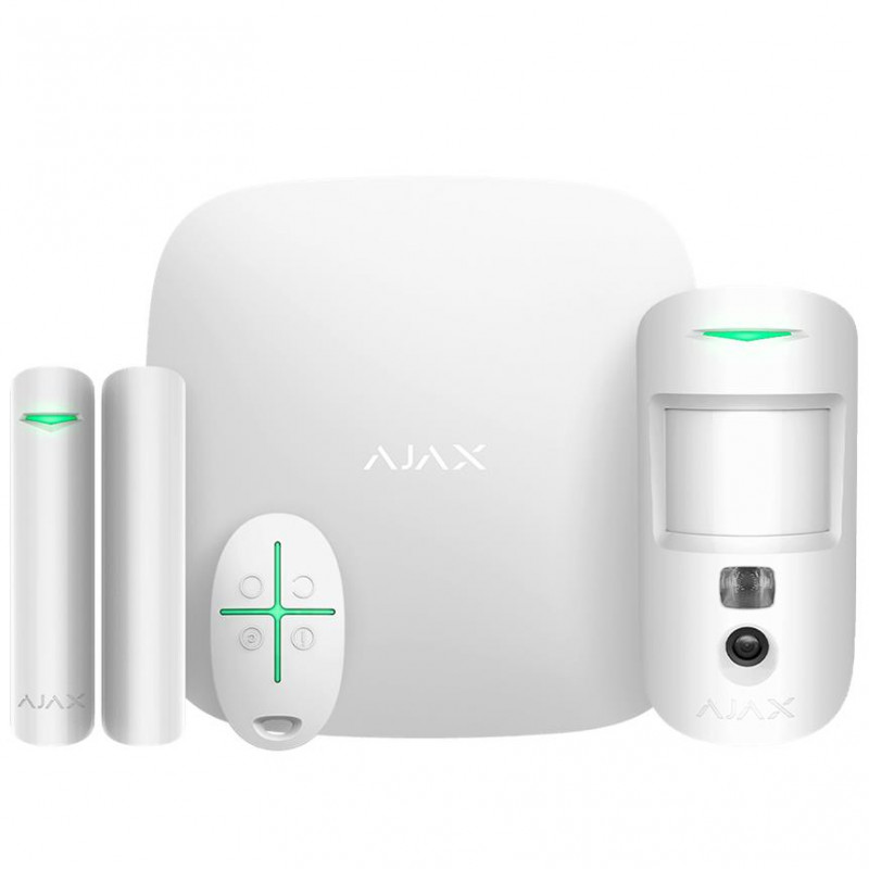 AJAX Alarm Security Starter Kit CAM/White 38172