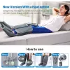 RENPHO Foot & Calf Air Massager With Heat - Grey/Black