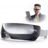 RENPHO Eyeris View Eye Massager with Heat, Air Compression, Vibration, Bluetooth, USB-C, Foldable, Grey