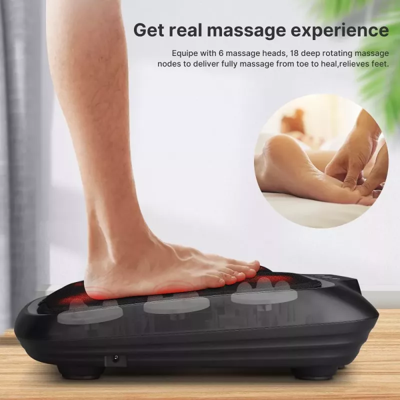 RENPHO Shiatsu Jalatalla Massaažiseade FM062 - Must/Hall
