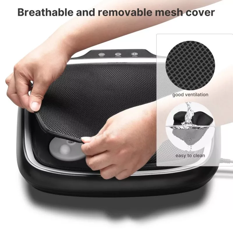 RENPHO Shiatsu Jalatalla Massaažiseade FM062 - Must/Hall