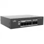 POE LANG NSW2100-6GT-POE-IN 6-Port PoE+ Switch with 4-Port 10/100Mbps PoE, 1 Gigabit Uplink, 1 SFP, 60W Budget, Unmanaged, Desktop/Wall-mount
