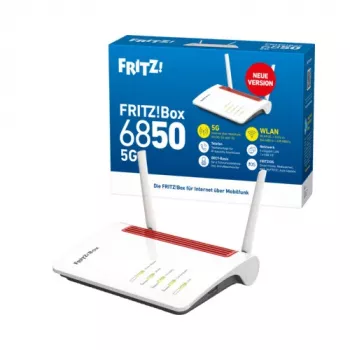 FRITZ!Box 6850 5G v2 5G/LTE ruuter Wi-Fi 5, Mesh, DECT-ga