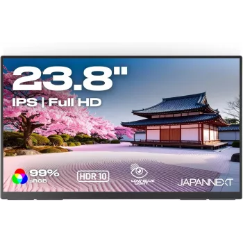JAPANNEXT 60.5 cm (23.8 inch) JN-MD-IPS238F-C6 Full HD IPS Monitor HDMI ja USB-C-ga, must