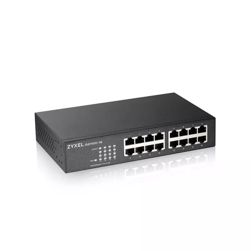 ZyXEL GS1100-16 16-Port Gigabit Unmanaged Switch V4