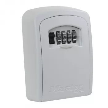 Master Lock Medium Select Access Key Safe - seinakinnitusega - metall - hall - kombineeritud lukk - 83 x 34 x 118 mm - 64 x 28 x 91 mm - 4 pakk