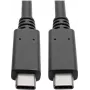 EATON Tripp Lite Series USB-C kaabel (M/M) - USB 3.2 Gen 2 (10 Gbps) - 5A (100W) - Thunderbolt 3 ühilduv - 0,91 m (3 ft) - Must