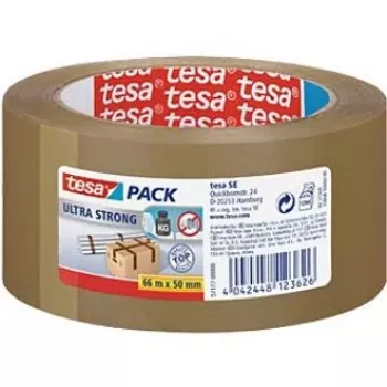Tesa Ultra Strong Packaging Tape 66m x 50mm Brown PVC