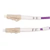Extralink LC/UPC to LC/UPC Patch Cord, Multimode OM4 Duplex, 1m