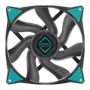 Iceberg Interactive IceGALE Xtra 140mm Must Korpus Ventilaator - 500-2500 RPM - 169 CFM - 47 dB - PWM