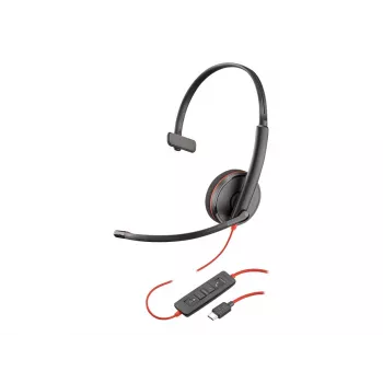 Poly Blackwire C3210 USB-C Single Ear Headset (209748-22)