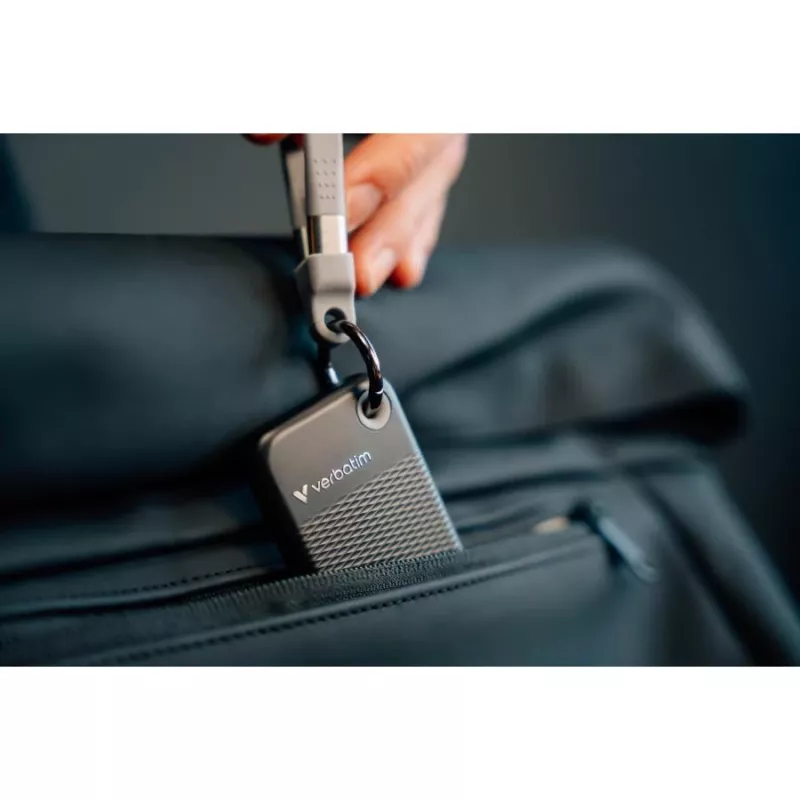 Verbatim Pocket SSD 128GB Must/Hall USB 3.2 Gen 2 väline pooljuhtketas