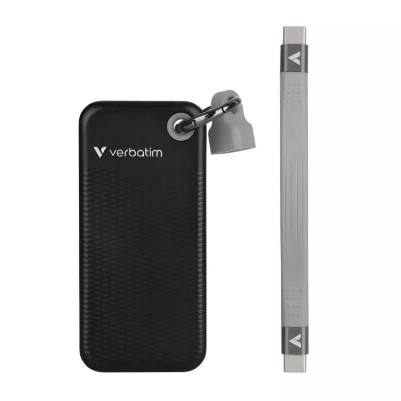 Verbatim Pocket SSD 128GB Must/Hall USB 3.2 Gen 2 väline pooljuhtketas