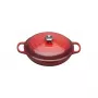 Le Creuset Signature Malmvalu Madal Pajar 30 cm Kirsspunane
