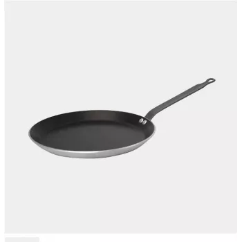 De Buyer Choc Resto Induction Frying Pan 26 cm - Must - Ümmargune - 4 mm põhi - Alumiinium - Mittekleepuv
