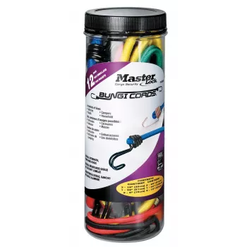 Master Lock Bungee Cord 3107EURDAT - 60 cm, must, kummist pingutuskaabel