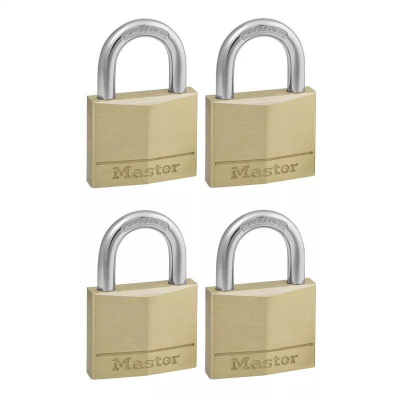 Master Lock Tabalukkude komplekt 4 tk 50 mm ühesuguse võtmega 150EURQNOP