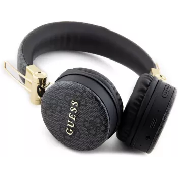 GUESS GUBH704GEMK Over-Ear Bluetooth kõrvaklapid, must, 4G Metal Logo