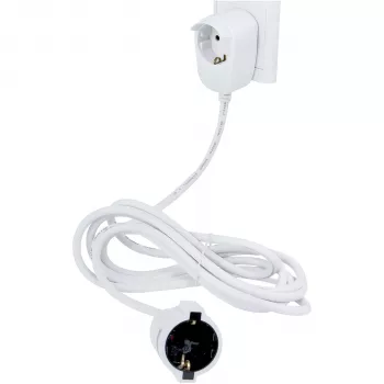 REV Schuko pikendus 3m valge Powersplit toiteplokk