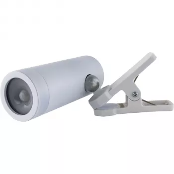 REV LED Rechargeable Clip Light with Switch, White 2014100300