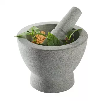 GEFU CRUNCHY Graniitmörtel ja nuia komplekt - 2 tükki