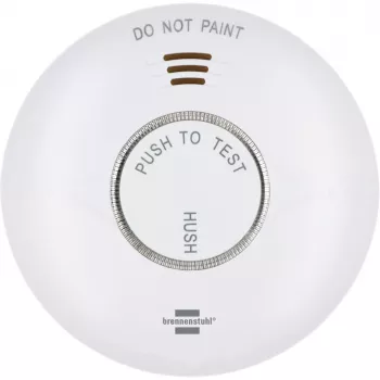 Brennenstuhl Connect WiFi RM A 3020 Nutikas Suitsuandur rakenduse juhtimisega, patareitoide, 120 mm x 36 mm, valge