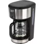 Russell Hobbs Buckingham 20680-56 Poolautomaatne filtriga kohvimasin, 1,25L, 1000W, must/hõbe