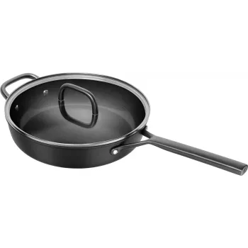 ZWILLING Milano Sauté Pann klaaskaanega 28 cm, must