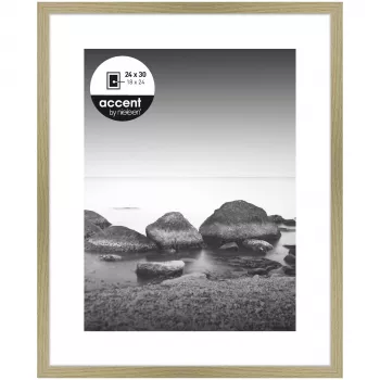 NIELSEN DESIGN Aura Oak Picture Frame 24x30 cm with White Mat