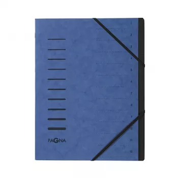 Pagna 40059-02 12 sektsiooniga kaust, A4, sinine