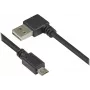GoodConnections USB 2.0 EASY Angled A to Micro-B Cable 0.5m Black