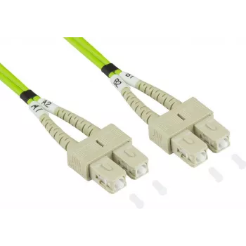 GoodConnections LW-802SC5 Fiiberoptiline paigalduskaabel 2 m LSZH OM5 SC/SC Duplex Roheline