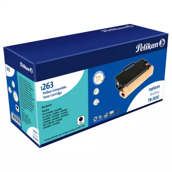 Pelikan toonerikassett Brother TN3430 must