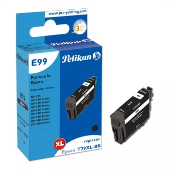 Pelikan E99 ühilduv tindikassett must suure saagikusega (XL) Epson 29XL jaoks - 1 pakk