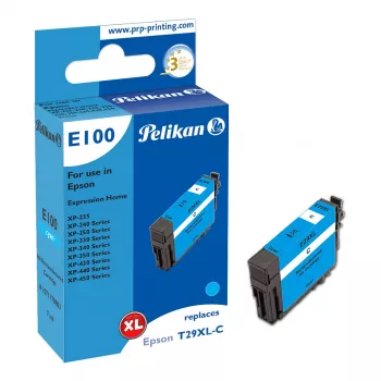 Pelikan E100 Ühilduv tindikassett tsüaan suure saagisega Epson XP-235/240/250/330/340/350/430/440/450 jaoks