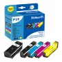 Pelikan P39 Ühilduv tindikassettide multipakk 5-pakk Epson 33XL jaoks (must, tsüaan, magenta, kollane, fotomust)