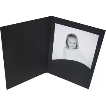 DAIBER Profi-Line Portrait Folders 10x15 cm Must - 100 tk pakk