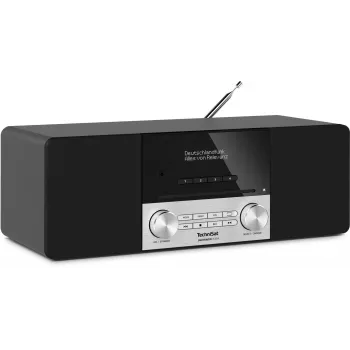 TechniSat DigitRadio 3 ASA Must/Hõbe DAB+/FM CD USB Bluetooth 2x10W