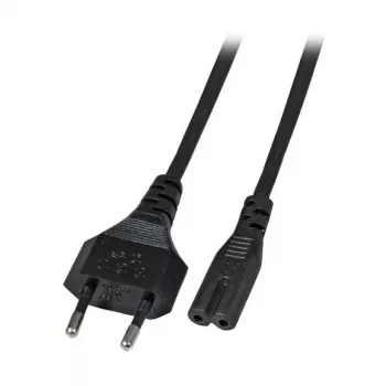 EFB Elektronik Euro-C7 toitejuhe 180° must 1 m 2 x 0,75 mm² EK502.1V2