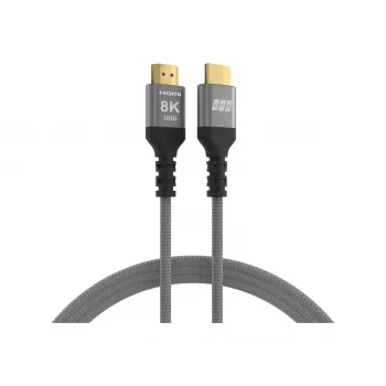 EFB Elektronik 5m Ultra High-Speed HDMI 2.1 kaabel 8K60Hz 48Gbit/s hall punutud