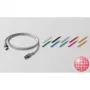EasyLan PushPull IP20 Patch Cable Cat. 6A DualBoot 1m Grey