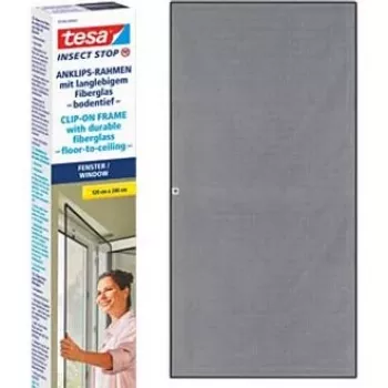 Tesa Insect Stop Clip On 55360 Põrandast laeni 2,4x1,2 m Antratsiit