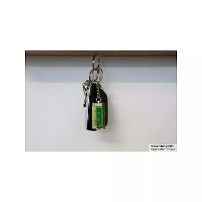 Kabelmeister Mini Spirit Level with Keychain - Black