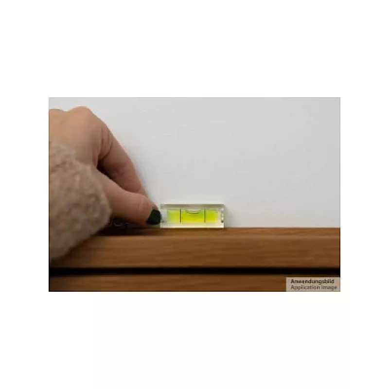 Kabelmeister Mini Spirit Level with Keychain - Black
