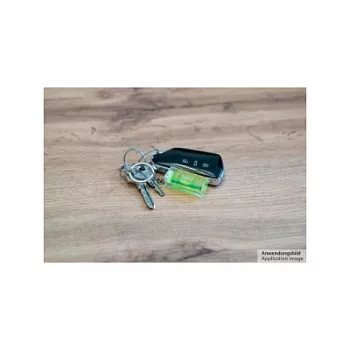Kabelmeister Mini Spirit Level with Keychain - Black