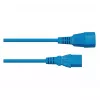 Kabelmeister IEC toite pikenduskaabel C14–C13, sinine, 1,8 m, 0,75 mm²