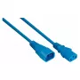 Kabelmeister IEC toite pikenduskaabel C14–C13, sinine, 1,8 m, 0,75 mm²