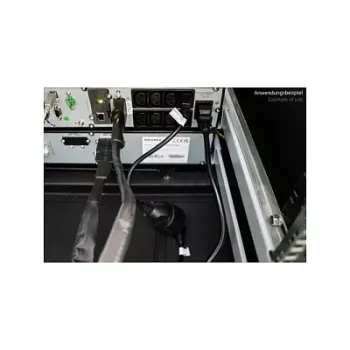 Kabelmeister toitekaabel C14 – Schuko emane must 1m