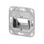 METZ CONNECT Keystone seinakontakt UP0 2 porti tühjalt Pure White