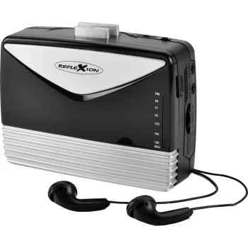REFLEXION WMR01BK DAB+ & FM raadio Bluetooth, USB, AUX, kõrvaklapiväljundiga, LCD-ekraan, topeltalarm, must
